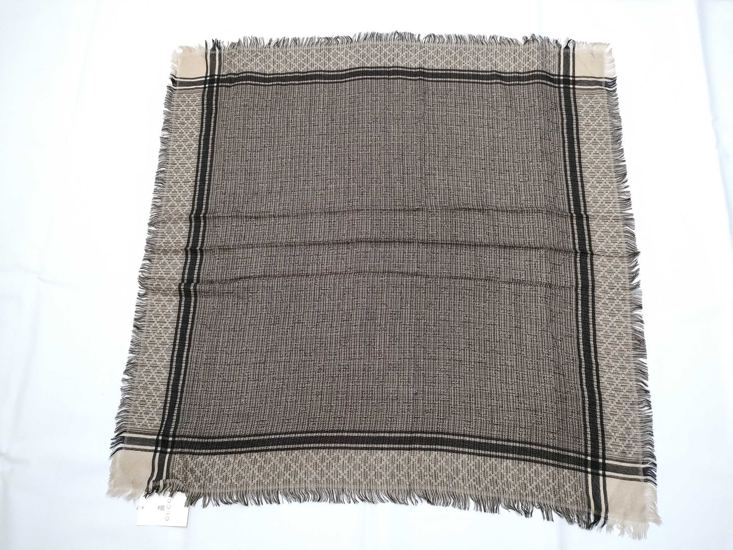 GUCCI Brown Stole 42 Scarf