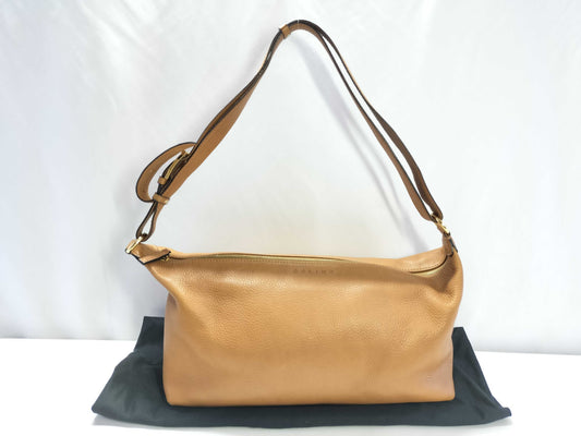 CELINE Brown Leather Shoulder Bag 43