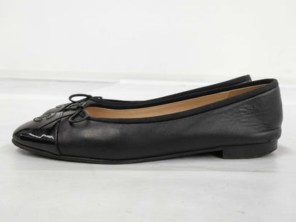 CHANEL Cocomark Black A02819 Size 38C Pumps 54 Pumps