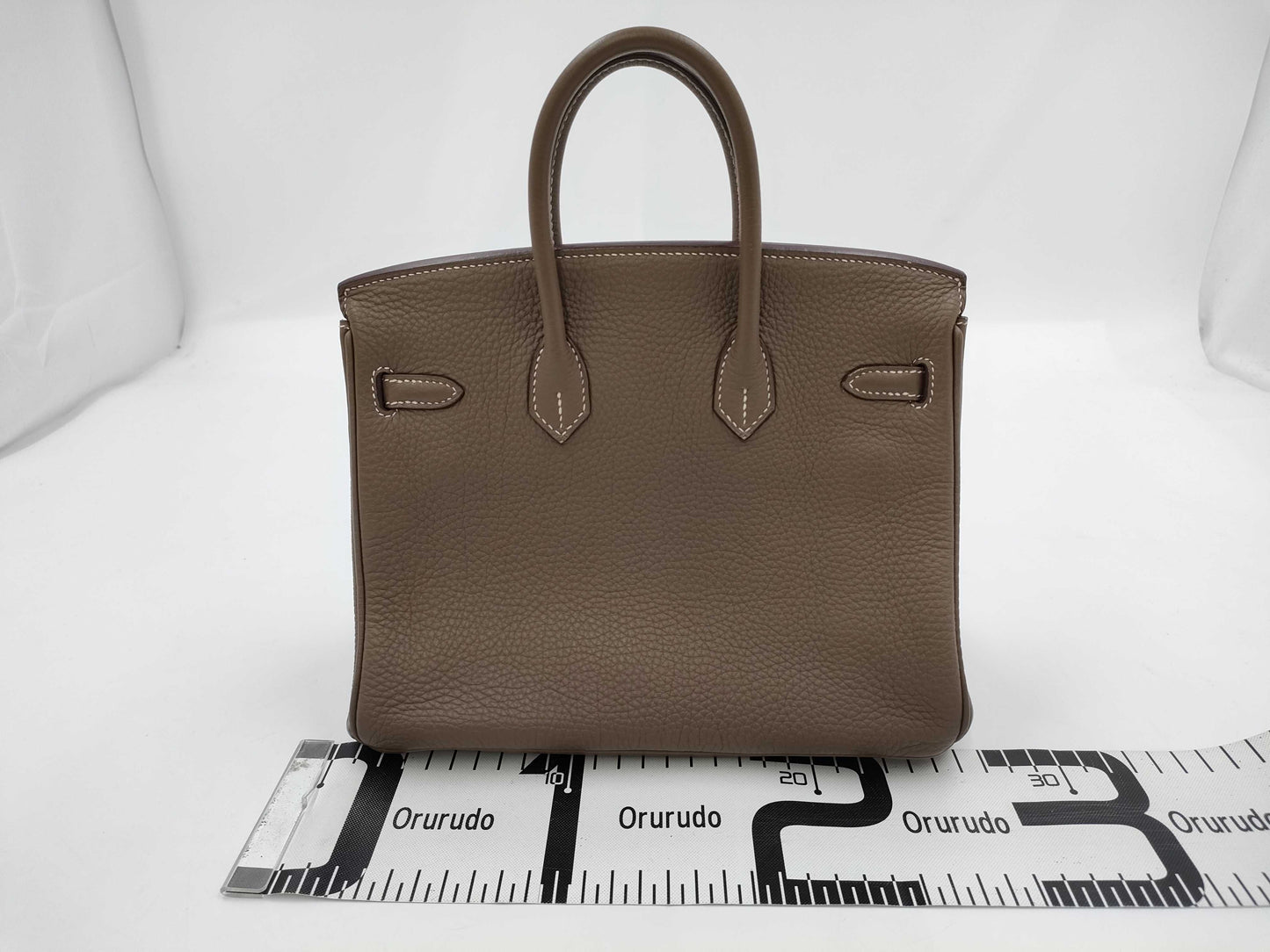 HERMES Birkin 25 Togo Etupe SV Hardware □R Engraved Handbag