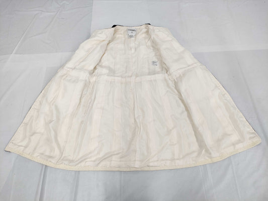 CHANEL Long Jacket Size 44 Coat