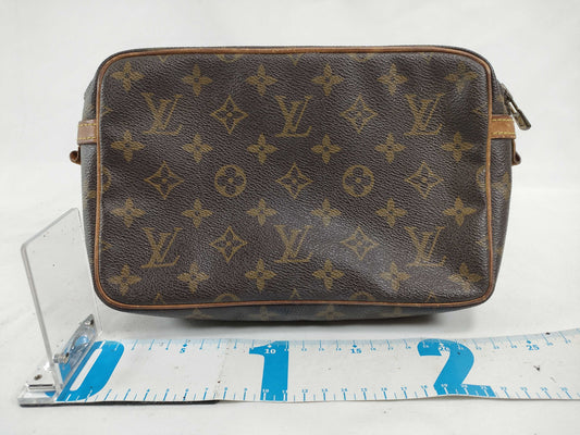 LOUIS VUITTON Monogram Louis Vuitton M51847 Monogram Compiègne 23 Second Bag