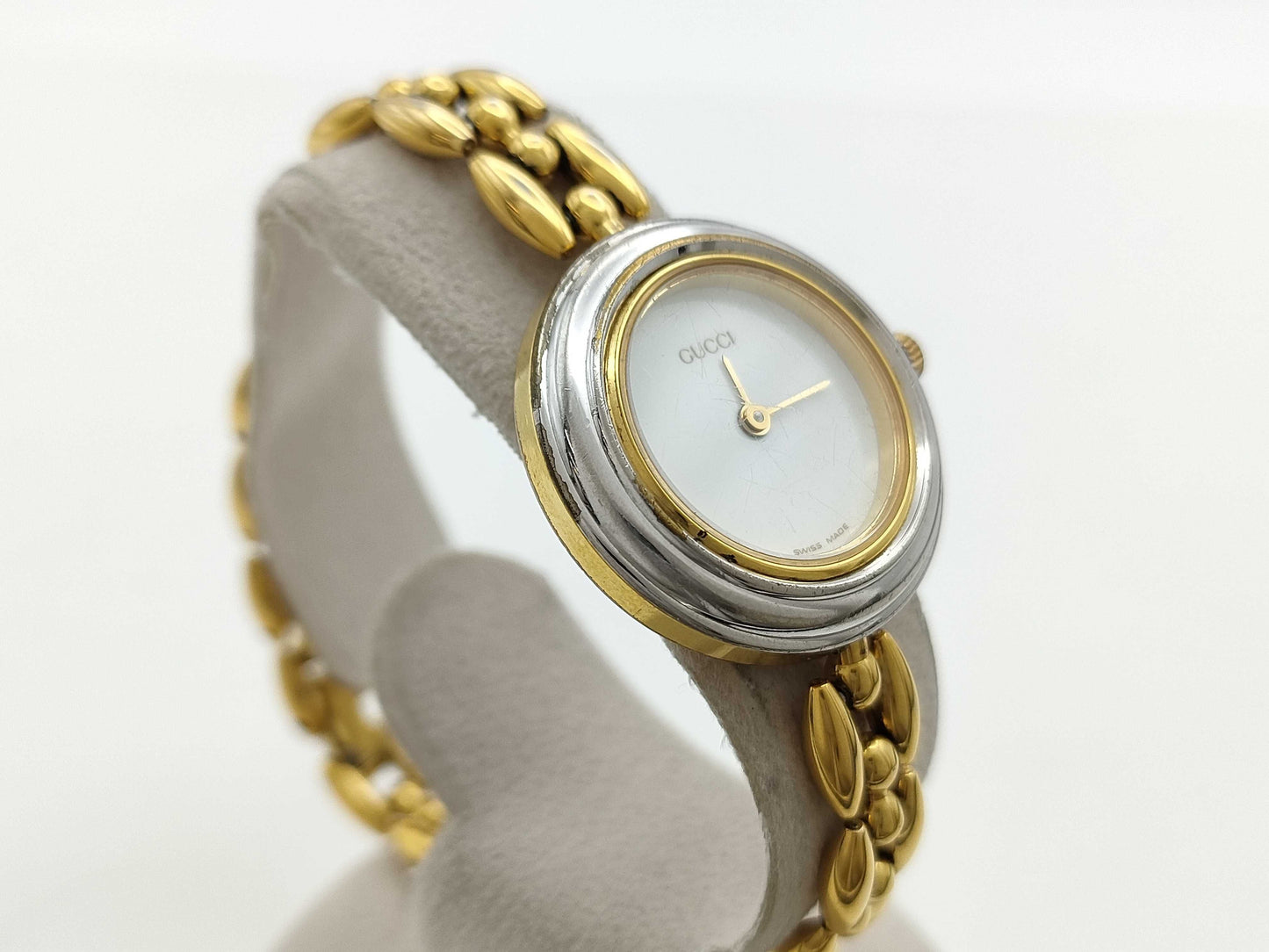 GUCCI Change Bezel 11/12.2 033573 Quartz Immovable Women's Watch