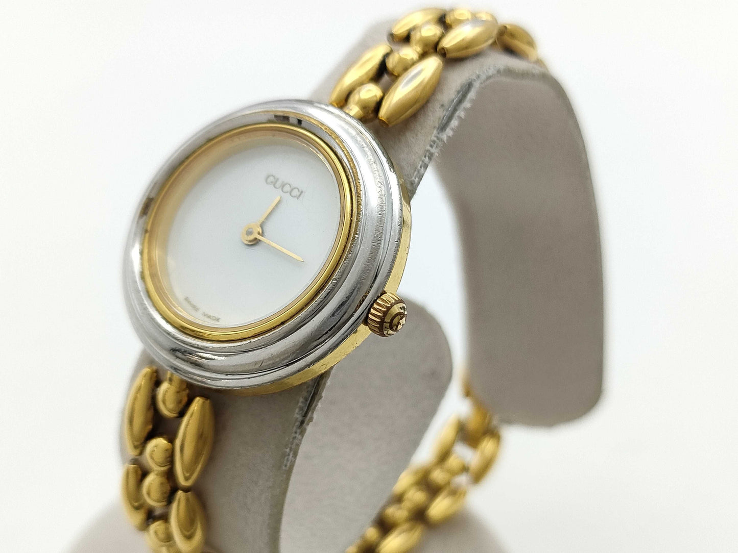 GUCCI Change Bezel 11/12.2 033573 Quartz Immovable Women's Watch