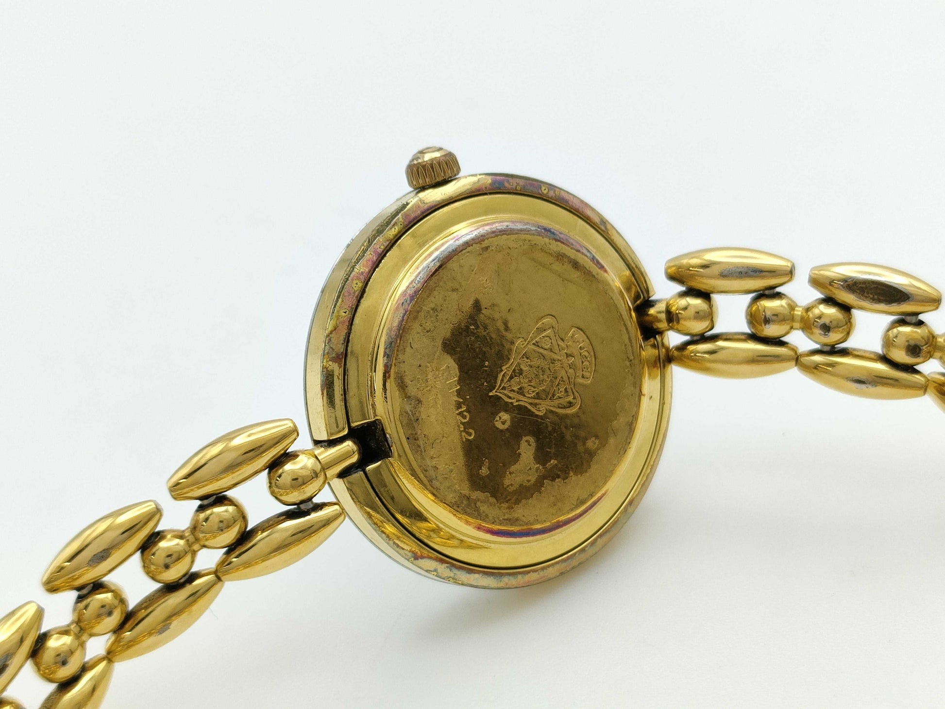 GUCCI Change Bezel 11/12.2 033573 Quartz Immovable Women's Watch