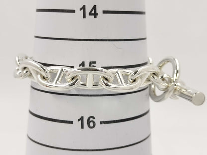 HERMES Schone Dunkle MM Ag925 / 14 frames 50.3g bracelet bangle