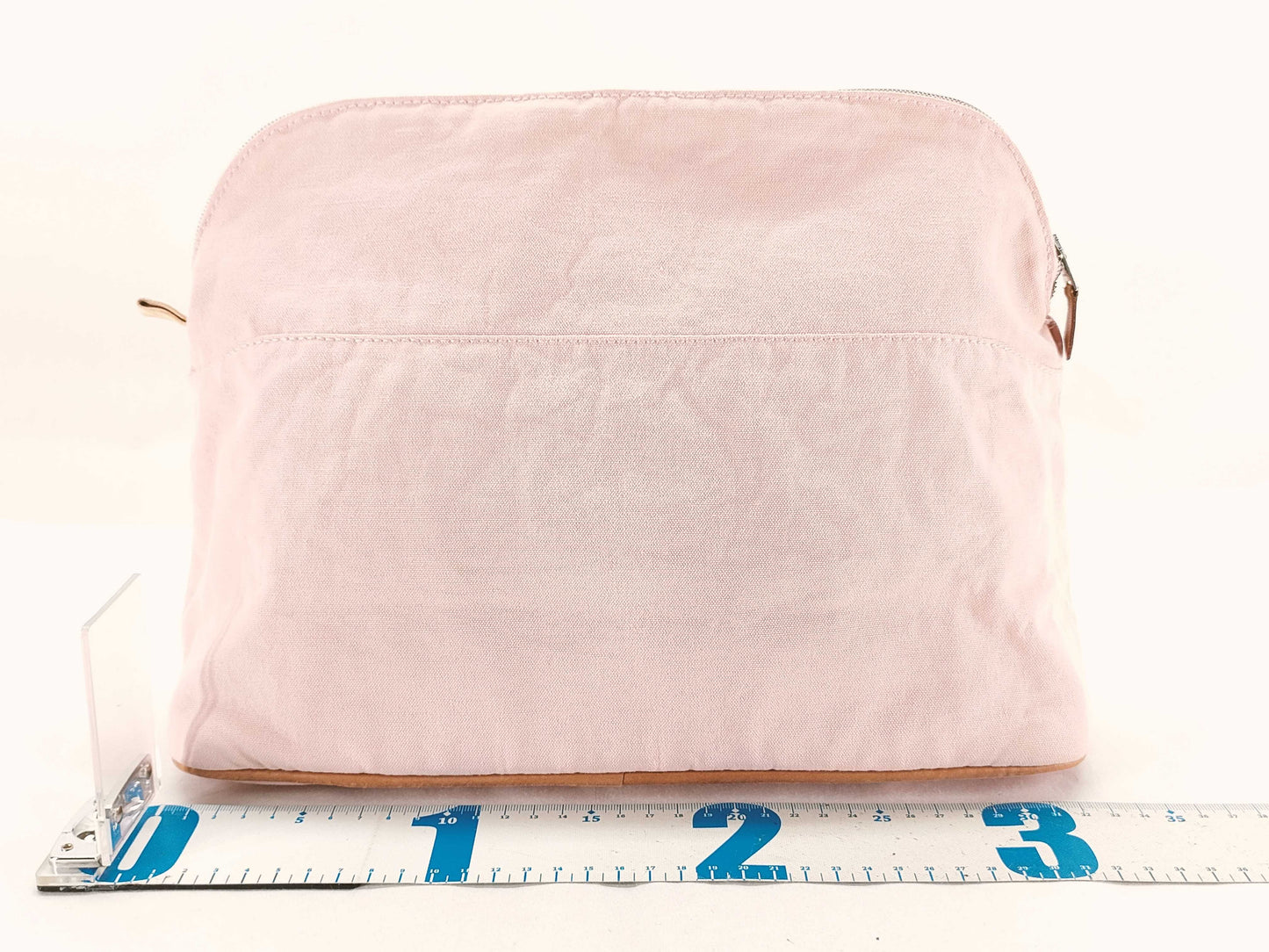 HERMES Bolide GM Pouch Pink Toile Pouch