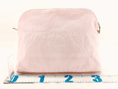 HERMES Bolide GM Pouch Pink Toile Pouch