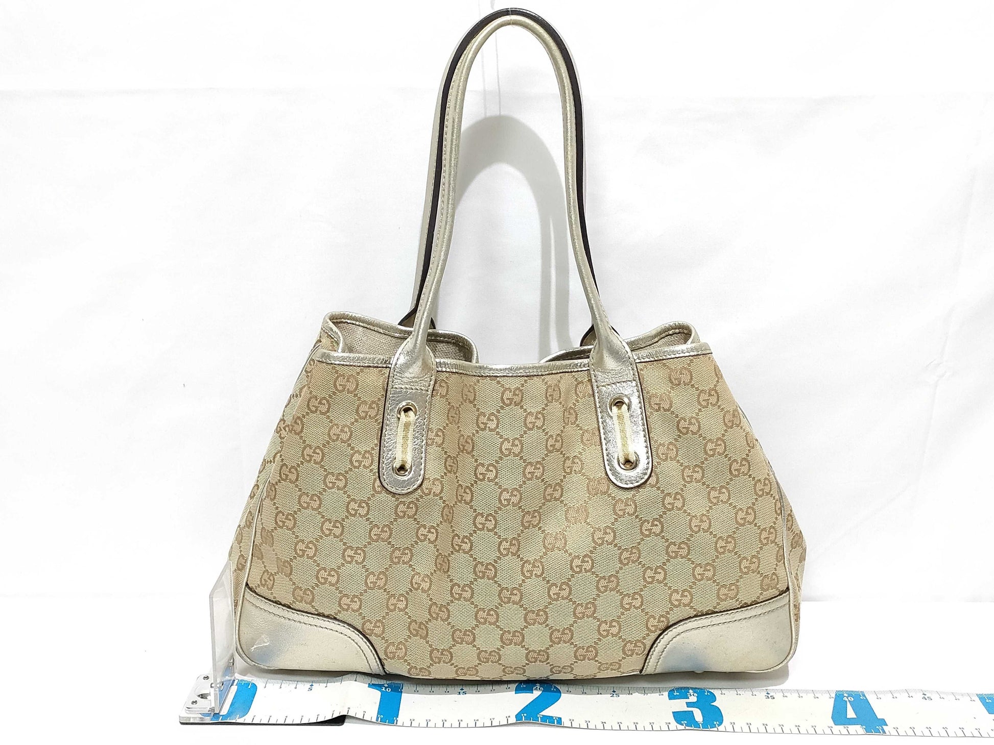 GUCCI GG Canvas GUCCI Gucci Prince GG Canvas Tote Bag 163805 Tote Bag