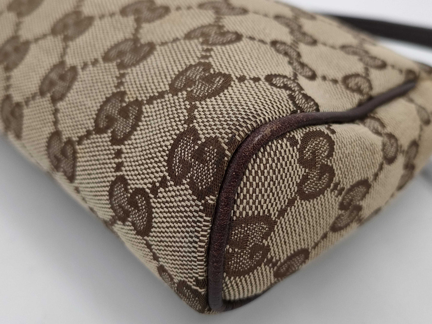 GUCCI Gucci Abbey GG Canvas 145750 Accessory Pouch Handbag Pouch