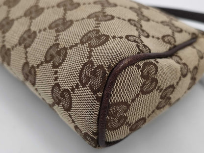 GUCCI Gucci Abbey GG Canvas 145750 Accessory Pouch Handbag Pouch