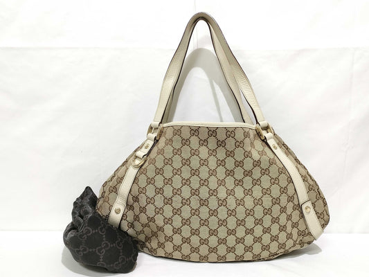 GUCCI GG Canvas GUCCI Gucci Abbey GG Canvas Tote Bag Shoulder Bag Tote Bag