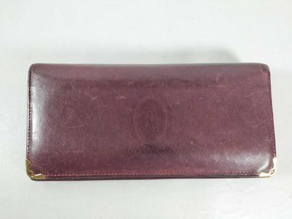 Cartier Must Line Bifold Wallet Long Wallet