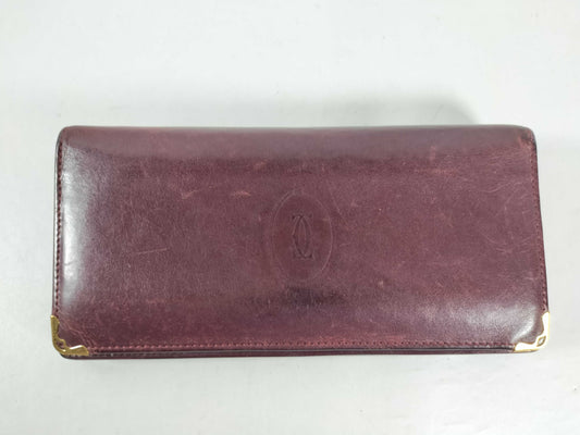 Cartier Must Line Bifold Wallet Long Wallet