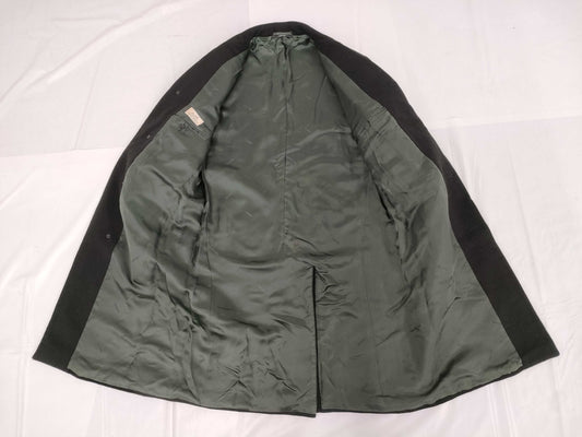 HERMES Cashmere Long Coat Black Size 50 Coat