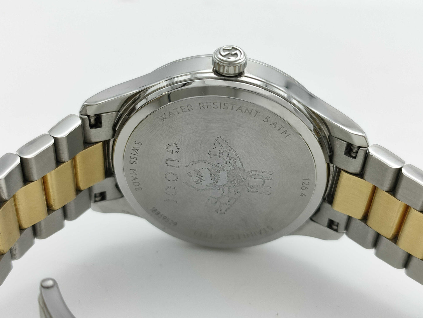 GUCCI G Timeless 126.4 18859529 Green Dial Quartz Boys Watch