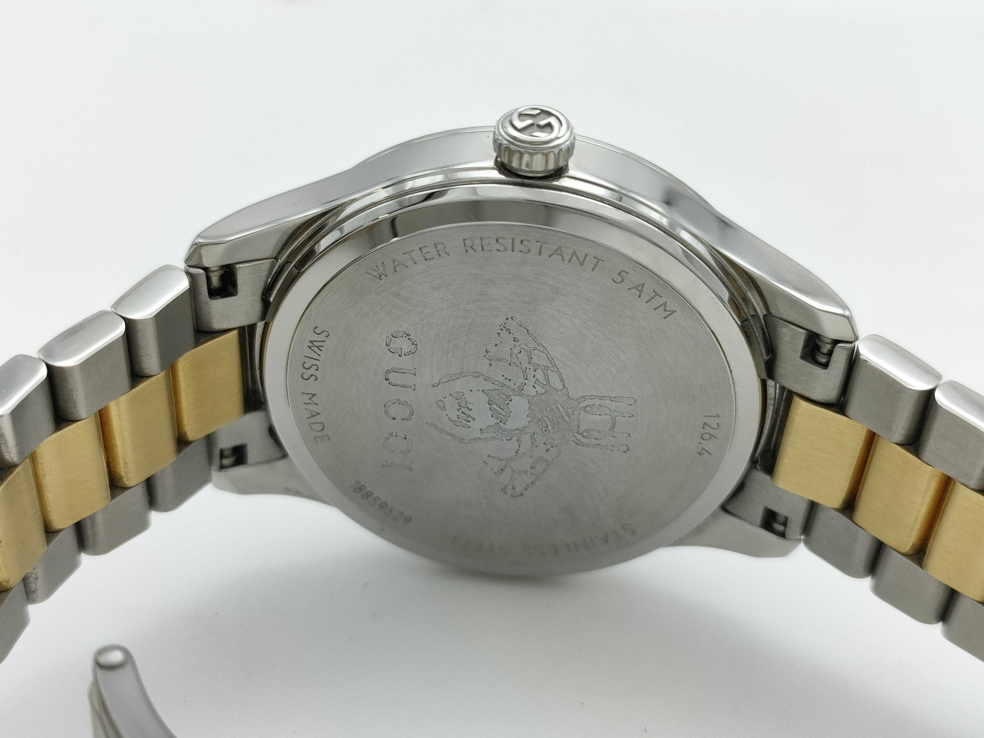 GUCCI G Timeless 126.4 18859529 Green Dial Quartz Boys Watch