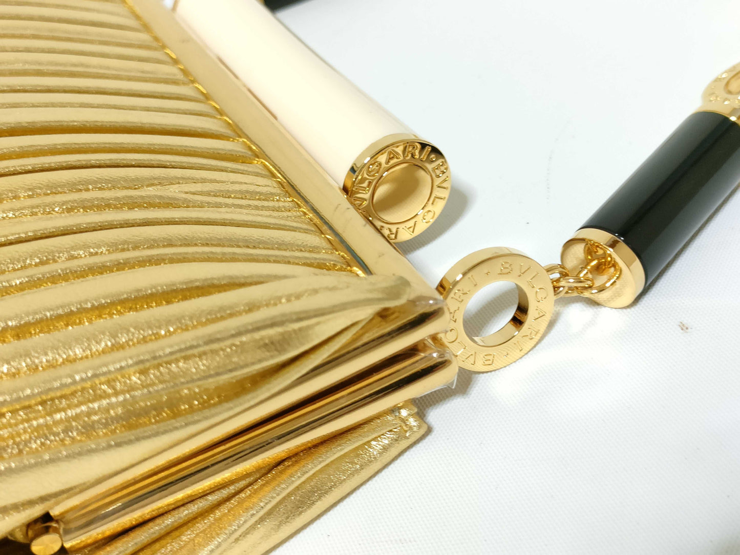 BVLGARI BVLGARI 24388 Xylia Bag Small Leather Gold Box, Bag Bag Shoulder Bag