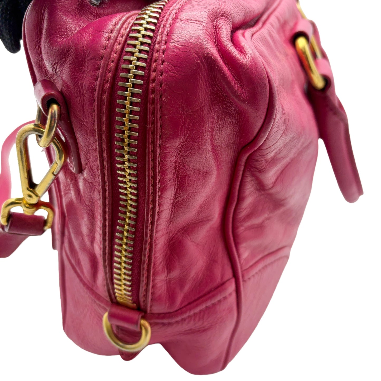 PRADA Leather 2-way Shoulder Bag Shoulder Bag