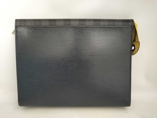 LOUIS VUITTON Damier Graphite Epi Leather Pochette Voyage M67899 TA21*9 Pouch