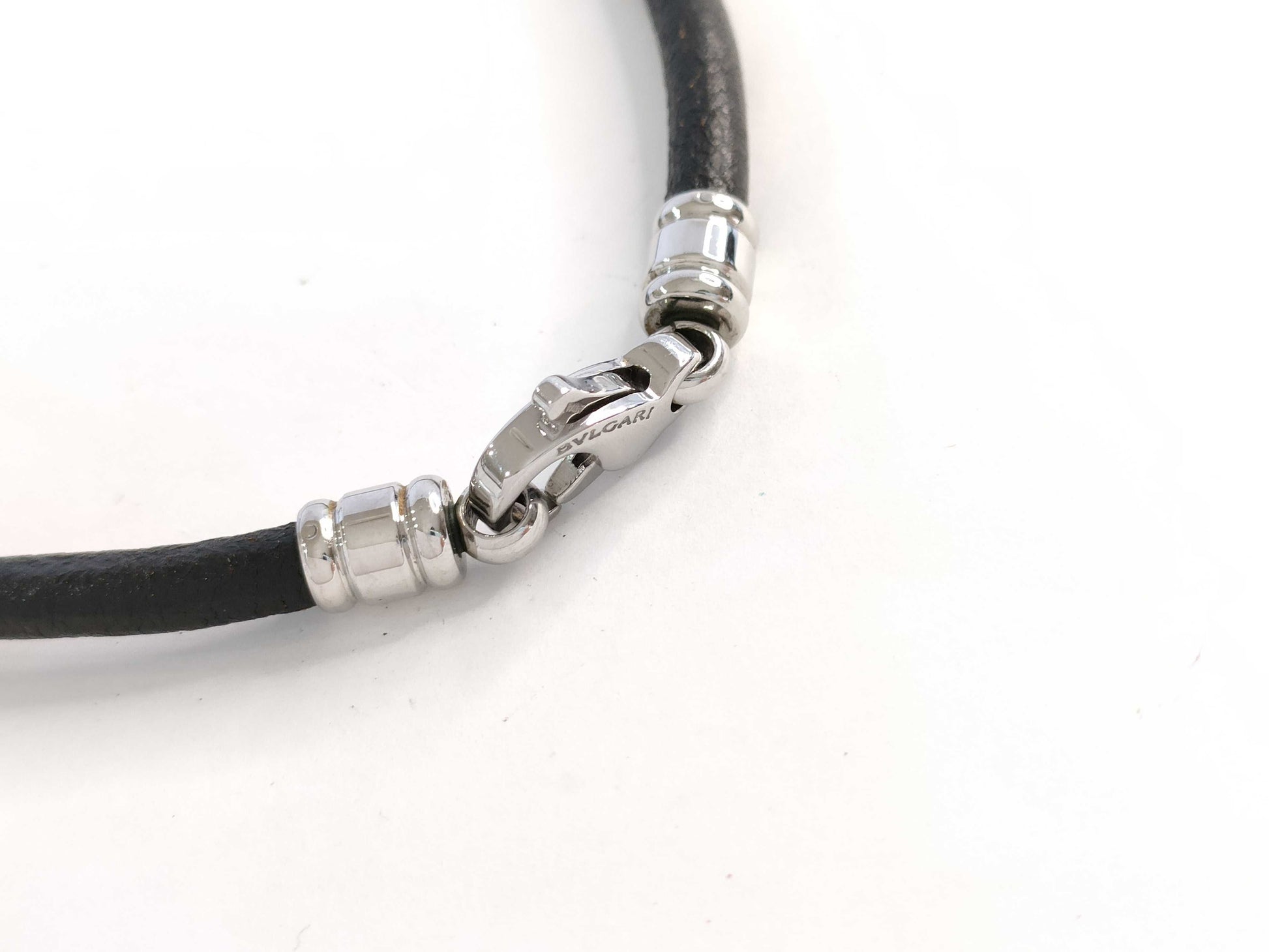 BVLGARI BVLGARI Bulgari Leather Choker Necklace Necklace Necklace