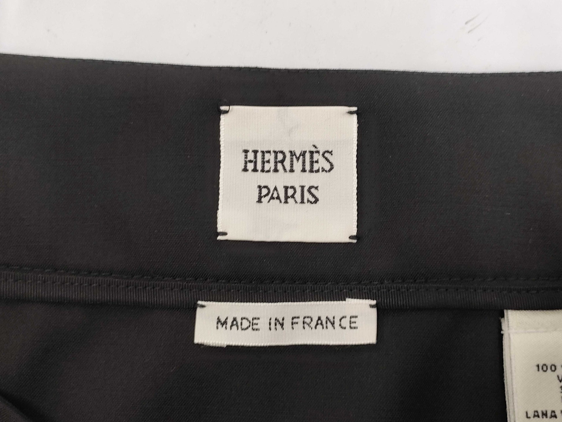 HERMES Skirt Black Size 38 Skirt