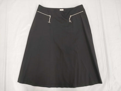 HERMES Skirt Black Size 38 Skirt