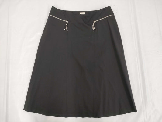 HERMES Skirt Black Size 38 Skirt