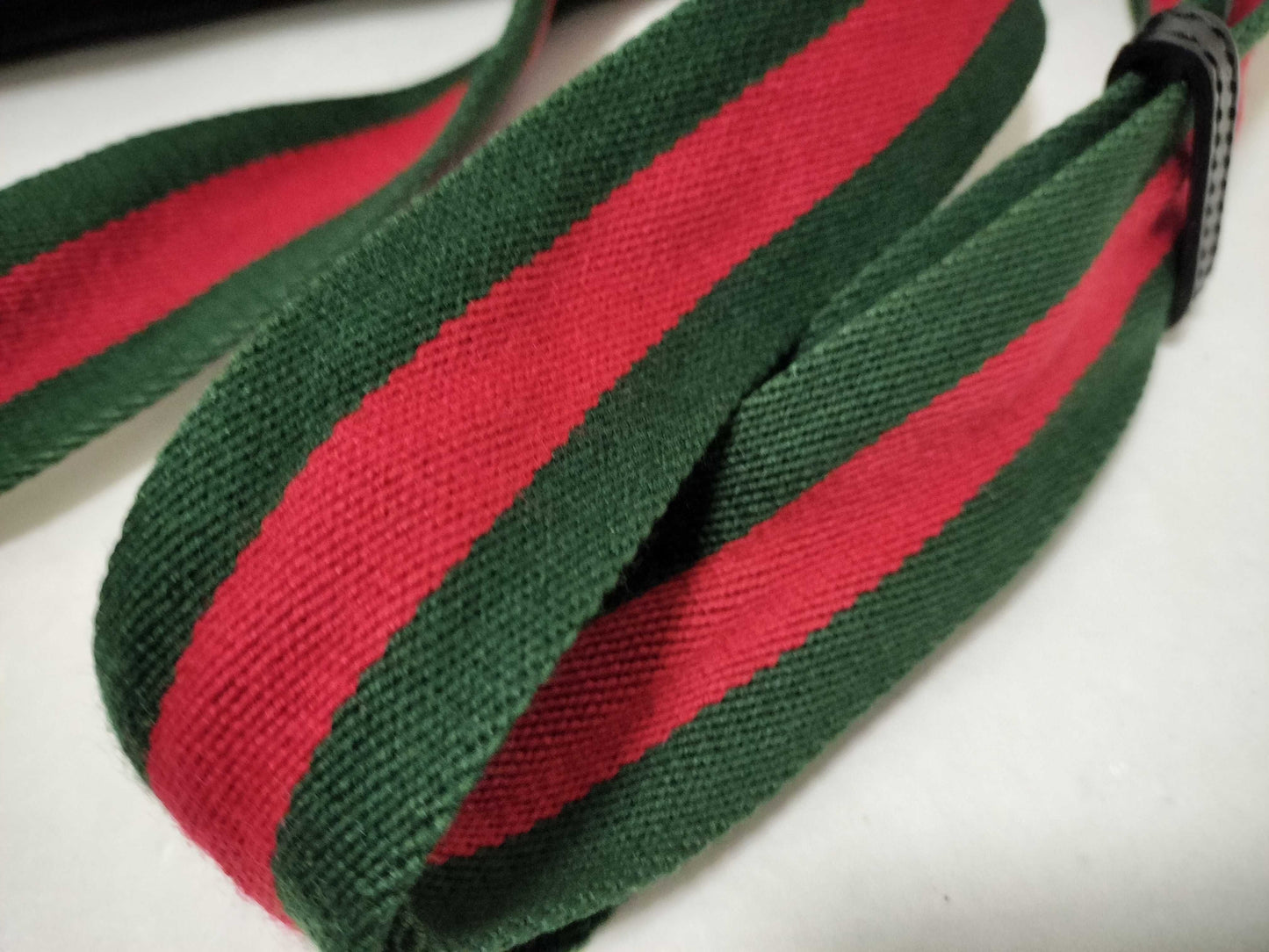 GUCCI Webbing GUCCI Shoulder Bag Black Canvas Sherry Line Shoulder Bag