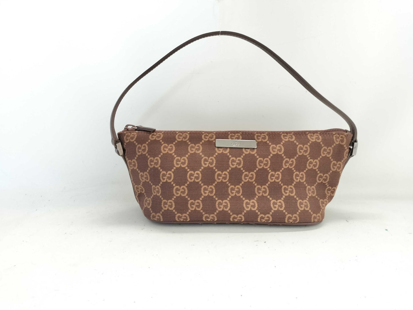 GUCCI GUCCI Accessory Pouch Brown Canvas Pouch