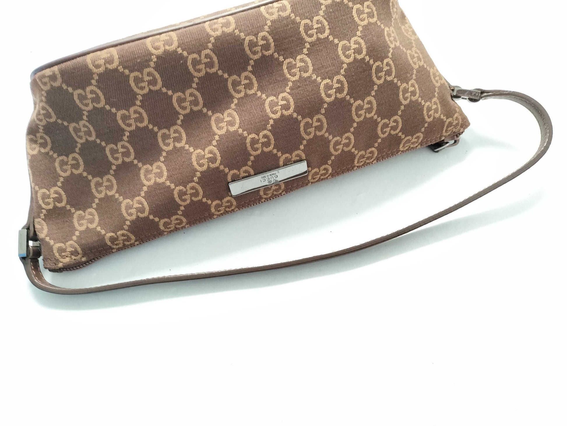 GUCCI GUCCI Accessory Pouch Brown Canvas Pouch
