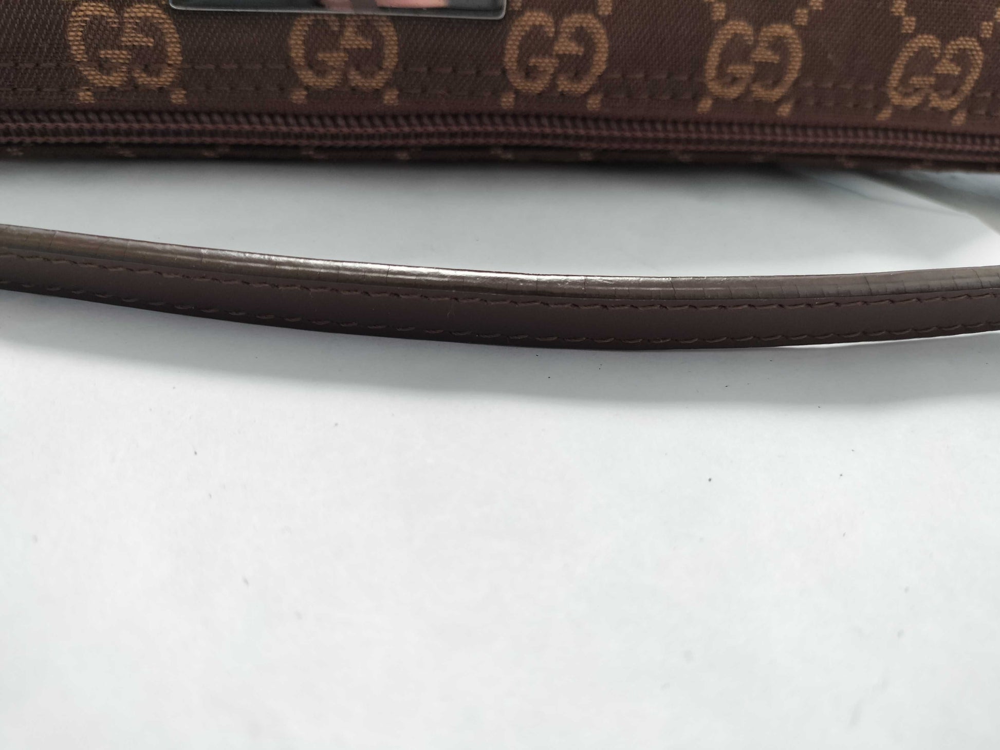 GUCCI GUCCI Accessory Pouch Brown Canvas Pouch