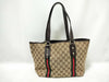 GUCCI GG Canvas GUCCI Tote Bag Canvas Sherry Line Tote Bag