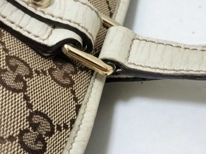 GUCCI Webbing GUCCI Tote Bag Canvas Sherry Line Tote Bag
