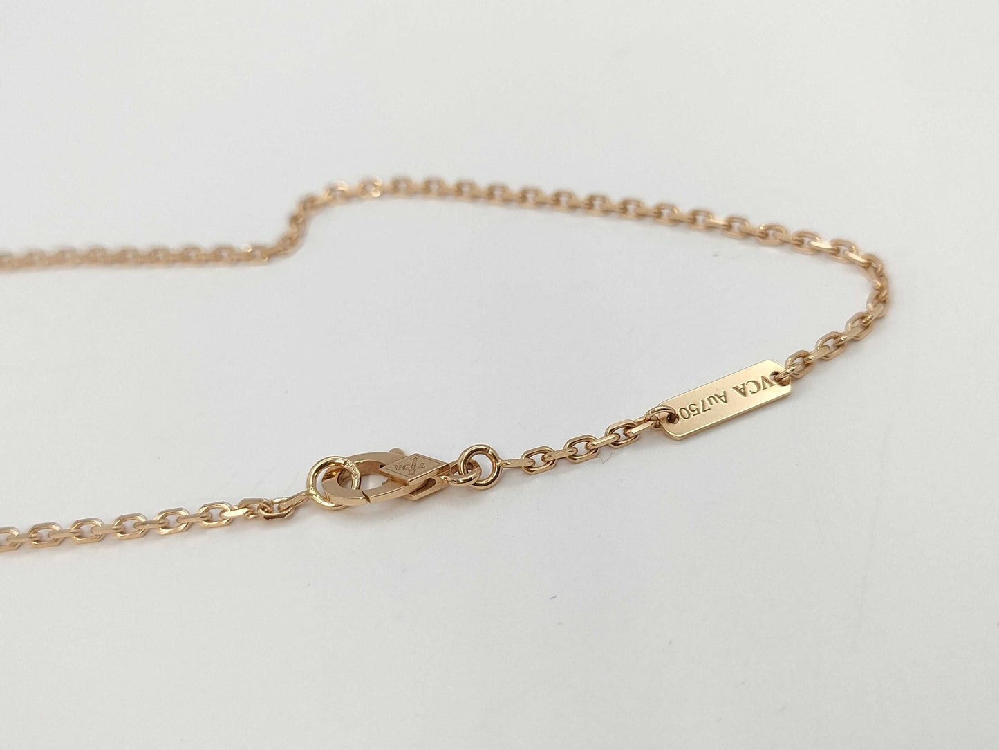 Van Cleef & Arpels Frivole Small 1PD PG Au750 7.1g Necklace 