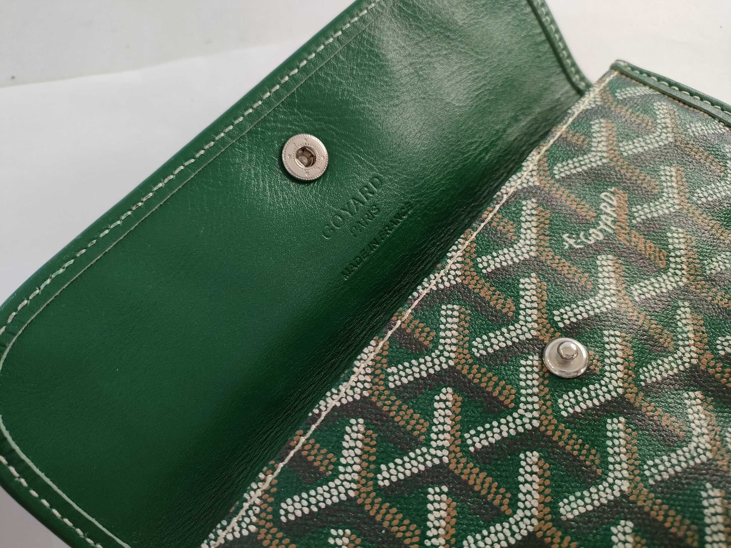 GOYARD GOYARD Goyard Saint Louis Pouch Green Pouch