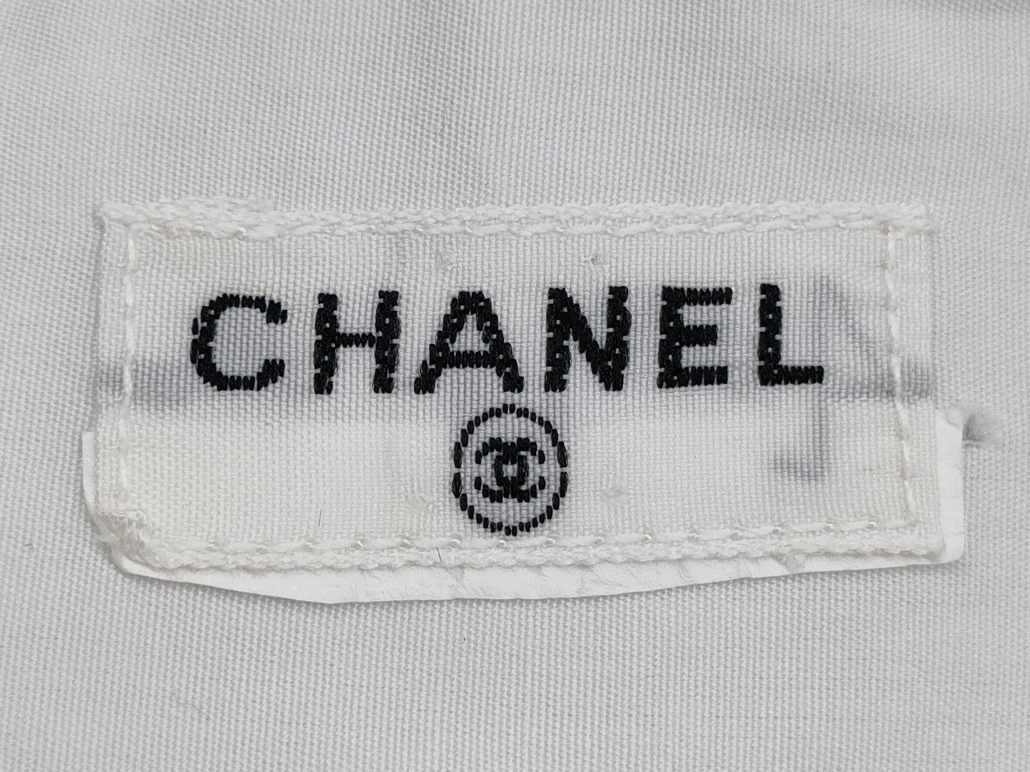 CHANEL CHANEL Cuff Coco Mark Cotton Shirt Shirt