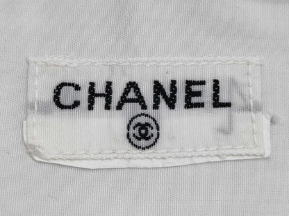 CHANEL CHANEL Cuff Coco Mark Cotton Shirt Shirt