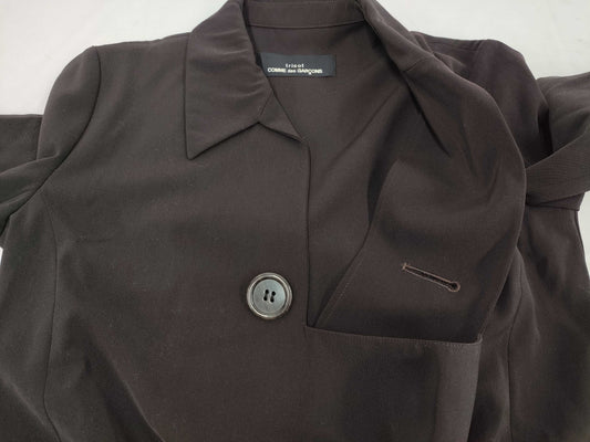 Comme des Garcons Trichocombe des Garcons Transforming Dress Dark Brown Coat