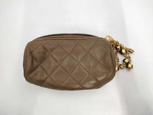CHANEL Fringe Pouch Pouch