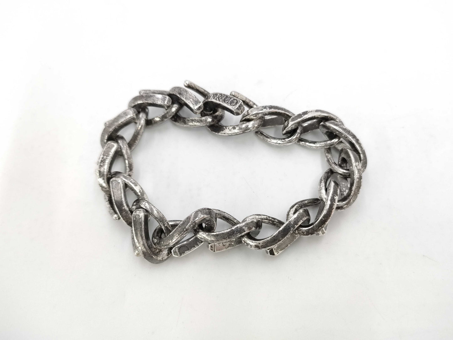 Tiffany&Co. Tiffany Forge Medium Link Black Bracelet Bangle