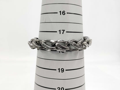 Tiffany&Co. Tiffany Forge Medium Link Black Bracelet Bangle