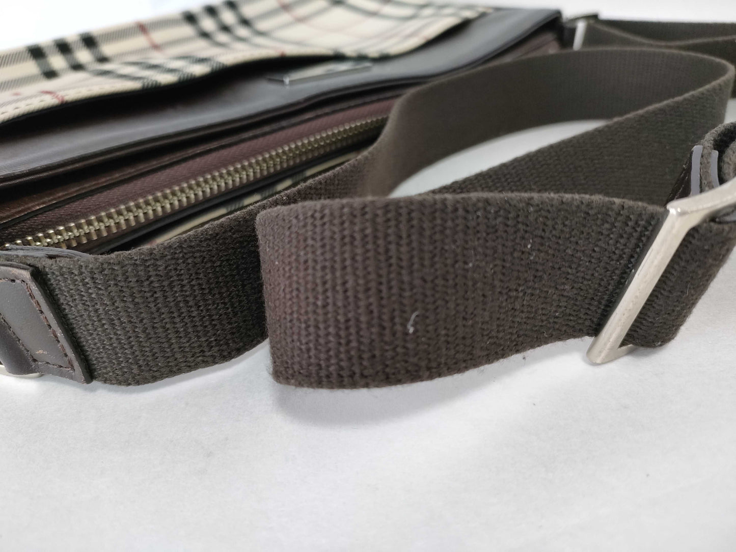 BURBERRY Nova Check Shoulder Bag Brown Shoulder Bag