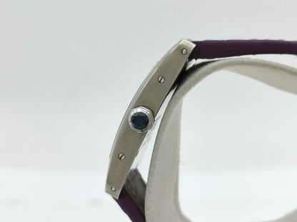 Cartier Tank American W2605129 1713234405CD Grey Dial Quartz K18 Women's Watch