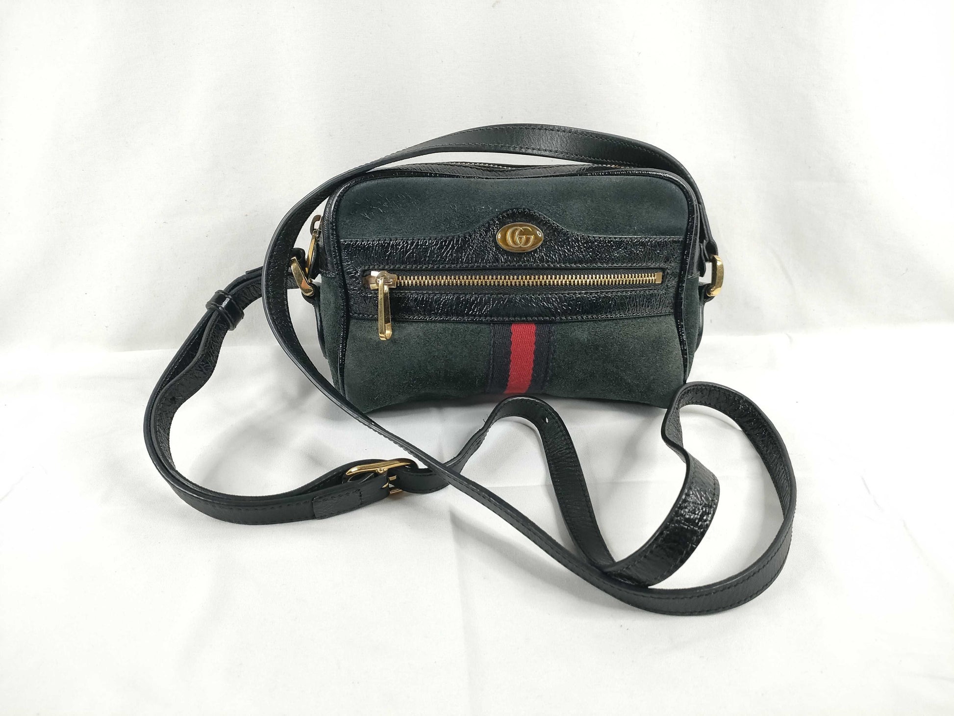 GUCCI GUCCI Gucci Triomphe Suede Shoulder Bag Shoulder Bag