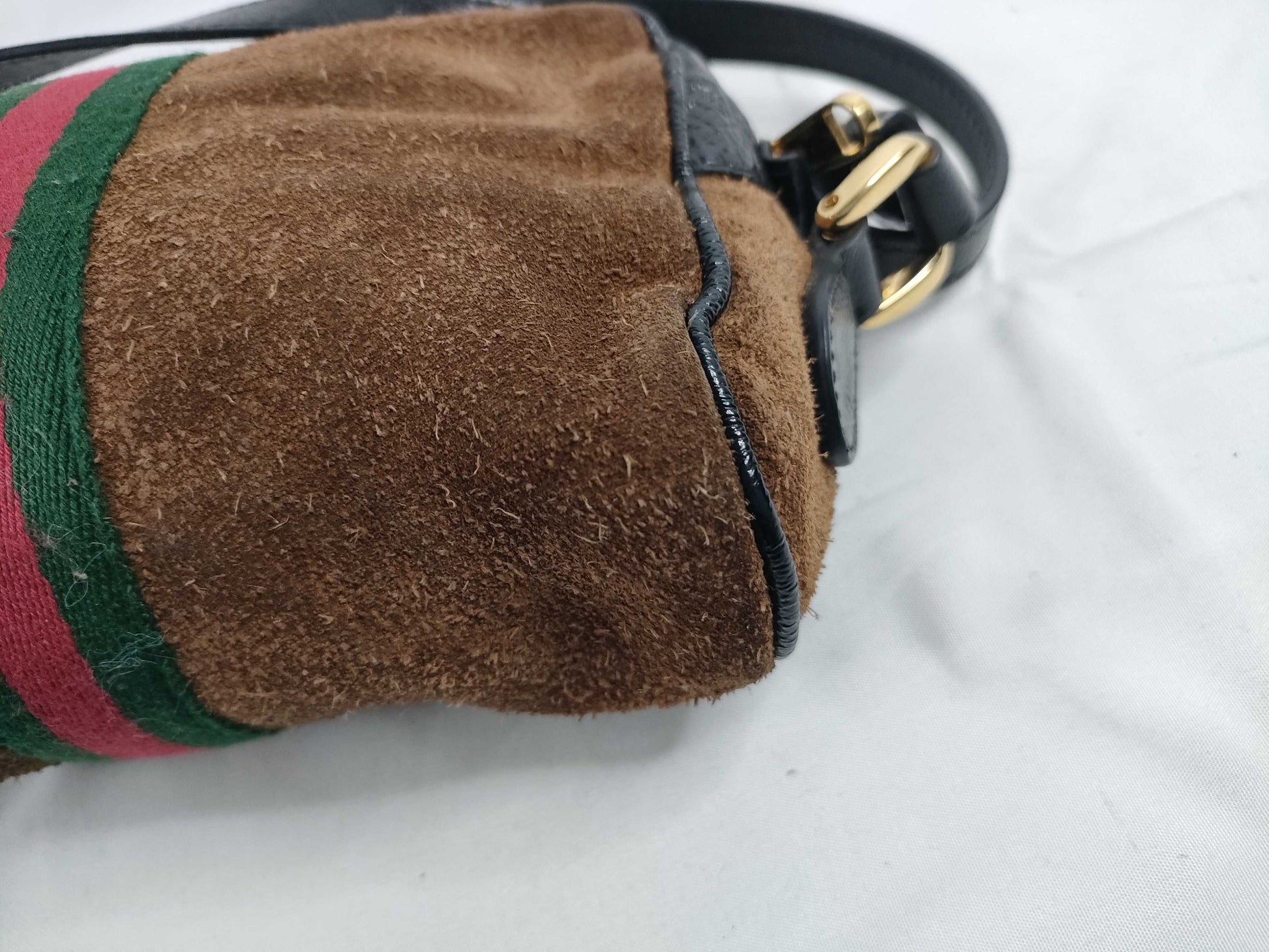 GUCCI GUCCI Gucci Triomphe Suede Shoulder Bag Shoulder Bag