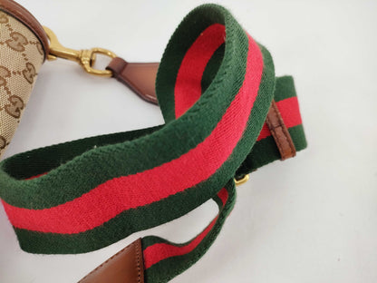 GUCCI GG Supreme Horsebit 1955 Shoulder Bag