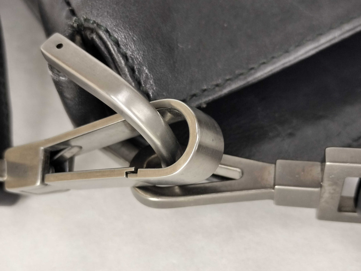 GUCCI Bamboo Gucci 001 1638 Bamboo 2-Way Leather Shoulder Bag