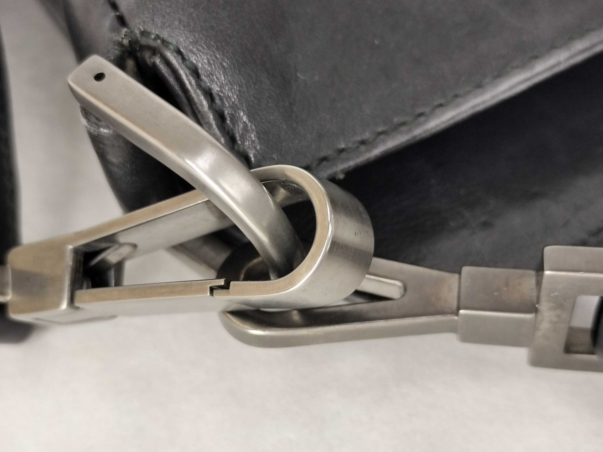 GUCCI Bamboo Gucci 001 1638 Bamboo 2-Way Leather Shoulder Bag