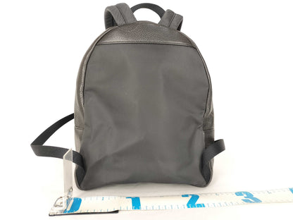COACH Backpack Leather and Nylon F30550 Black 